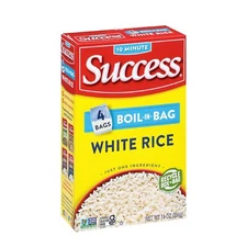 Success Boil-in-Bag Rice, White Rice, Quick and Easy Rice Meals, 14-Ounce Box