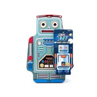 Suck Uk Robot Tin Lunch Box Free Shipping Suck Uk Robot Tin Lunch Box Free Shipping