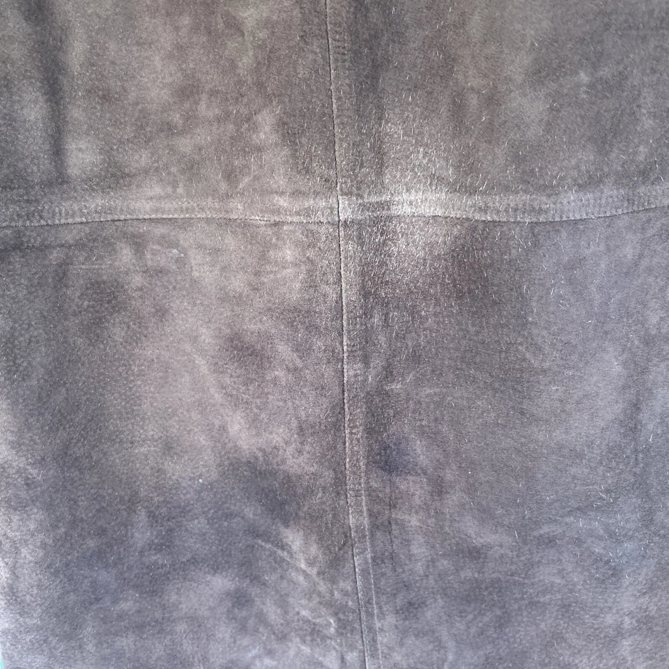 CAMISA LÁPIZ MIDI VINTAGE LIZWEAR MARRÓN GAMUZA CUERO Talla 12 Foto 3 de 4