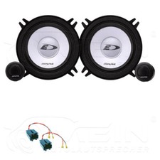 ALPINE LAUTSPRECHER für CITROEN ZX 1991-1998 Vorn Heck 2-Wege Kompo 250W #ACGT