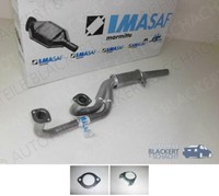 Imasaf Auspuff VorschalldäMpfer für Alfa 75 + 90 + Alfetta + Giulietta 1.8 + 2.0