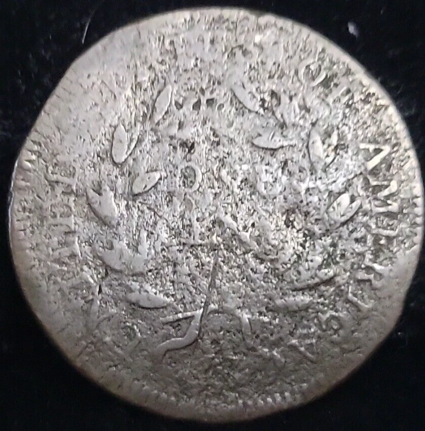 1798 Draped Bust Large Cent First Hair Style | Detail Enviro Old US Type Coin - Image 4 of 4