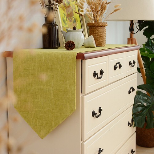 Japanese Style Table Runner Plain Tablecloth Living Room Tablecloth Home Decor - Picture 16 of 16