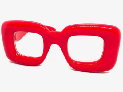 Oversized Exaggerated Retro Clear Lens EYE GLASSES Large  display picture 3