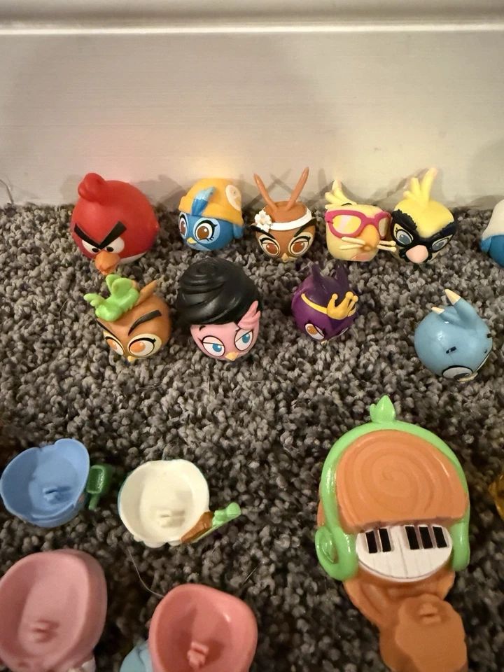 Lote de mini figuras Angry Birds Stella Telepods - Imagem 2 de 4
