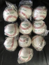 (10) Diamond baseballs DLL-1  Lot Of 10 Balls Little League Leather Cover RS