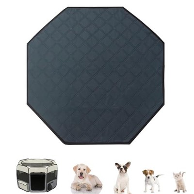 Dog Playpen Mat, Washable Pee Pad for Octagon Puppy Playpen Whelping Pad Leak...