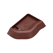 Plastic Reptiles Basking Dish Separate Bathing and Drinking Area Pet Feeder Bowl