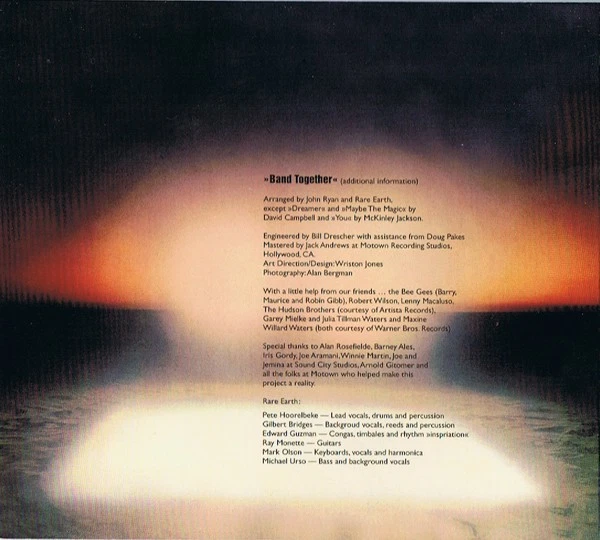 Rare Earth:  "Midnight Lady / Band Together"  (Digipak CD Reissue) - Bild 4 von 4