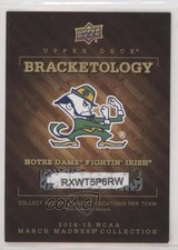 2014-15 NCAA March Madness Collection Scratched Notre Dame Fighting Irish 0q0m
