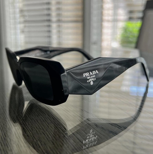 Prada PR17WS 1AB5S049 Women's Sunglasses 49 mm Black / Dark Grey Lens BRAND NEW✅