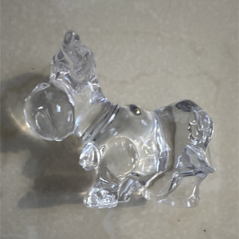 S. Butcher 24% Lead Crystal Figurine 1991 Made in Germany 
