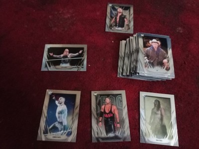 WWE Topps Chrome 51 Karten Base Set Bundle No Dupes Kevin Nash JBL Carmelo Hayes +