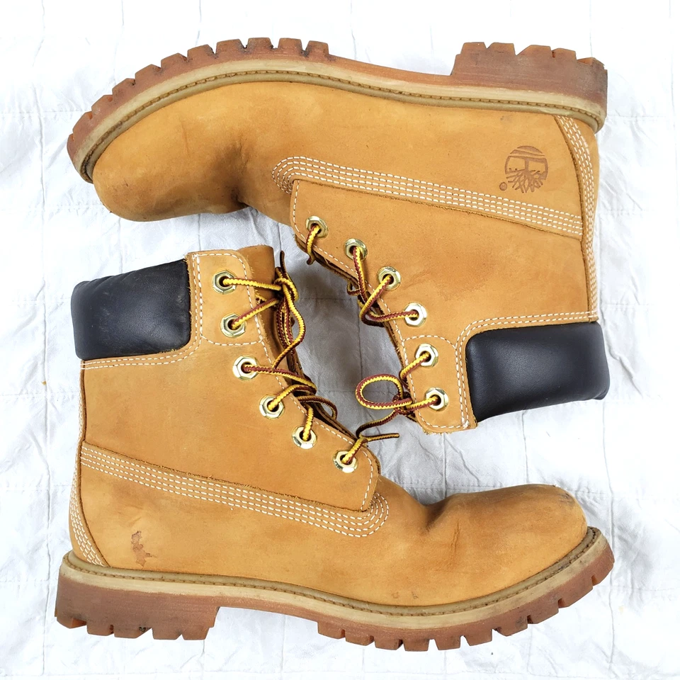 Timberland Mujer Talla 8M Premium 6 Pulgadas Botas Impermeables Trigo Nubuck 10361 Foto 4 de 4