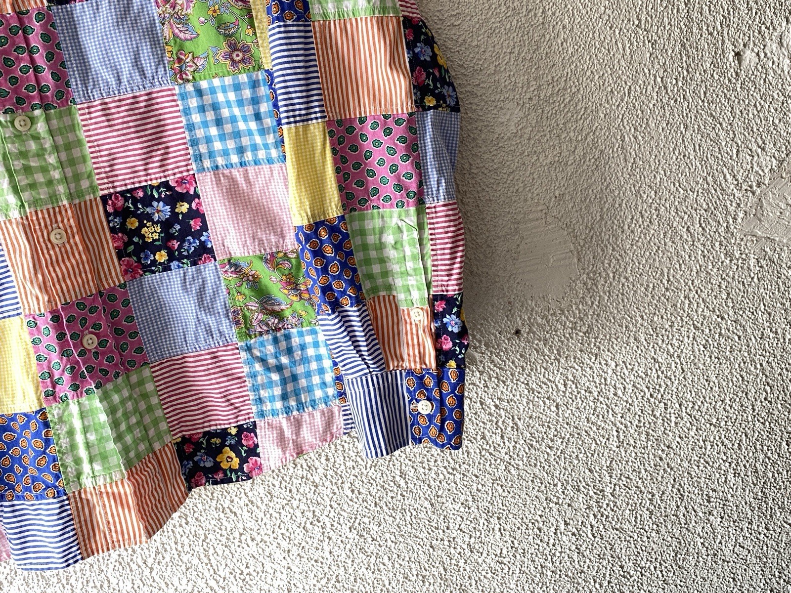 RALPH LAUREN MIX PATTERN PATCHWORK COTTON SHIRT 1… - image 3