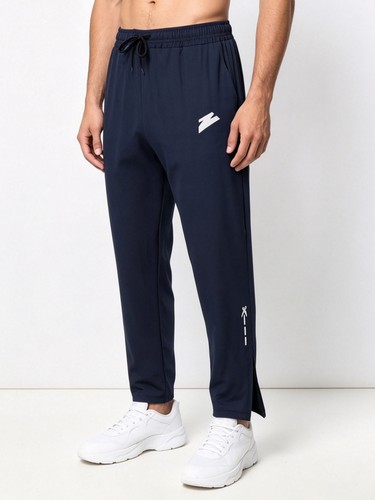 Schnelltrocknende Herren Trainingshose seitlicher Reißverschluss Jogginghose Activewear Sport locker - Bild 5 von 37