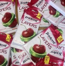 Trident Gums Lot X 20 Packets from 2016 Just for Collectors