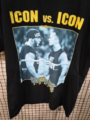 WWE DVD-BOX〈期間限定生産4枚組+TシャツHogan vs Rock〉 The Rock vs Hulk Hogan WWE WrestleMania T-Shirt L Black | eBay