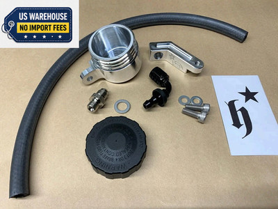 Hush Performance Cable to Hydro Billet Reservoir Conversion Kit Honda Acura