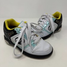 Heelys Low-top Sneaker Shoes White and Teal Girl's Size Youth 1