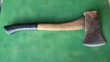 GREAT Vintage AXE HATCHET 17" Long w/ WOODEN HANDLE