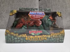 MASTERS OF THE UNIVERSE MOTU CLASSICS BATTLE LION BATTLE CAT New KING GRAYSKULL