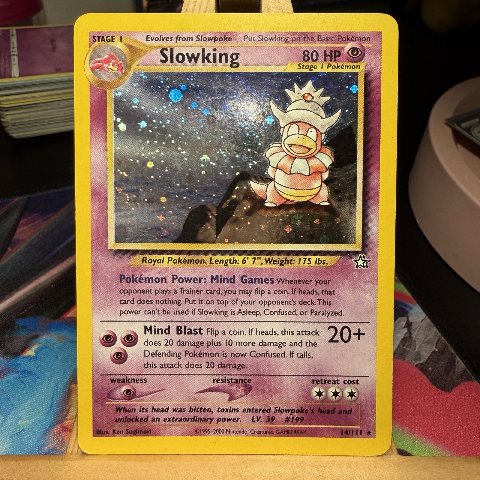 Slowking 14/111 Neo Genesis Holo Rare Unlimited WOTC Pokémon TCG NM