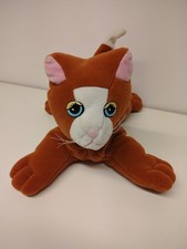 Vintage Tonka 1985 Pound Puppies Purries Large Orange Kitty Cat 13"