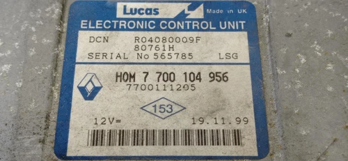 Centralina Motore per RENAULT CLIO II FASE I (B/CB0) * 92573 - Foto 3 di 3