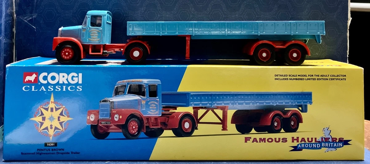 SCAMMELL: A NOS 1:50 scale Corgi Cadbury Collection Scammell Highwayman Ballast & Trailer