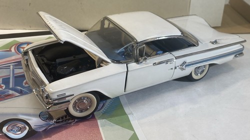 Chevrolet Impala B11SR71 1960 blanco fundido a presión Franklin como nuevo 1:24 - Imagen 12 de 12