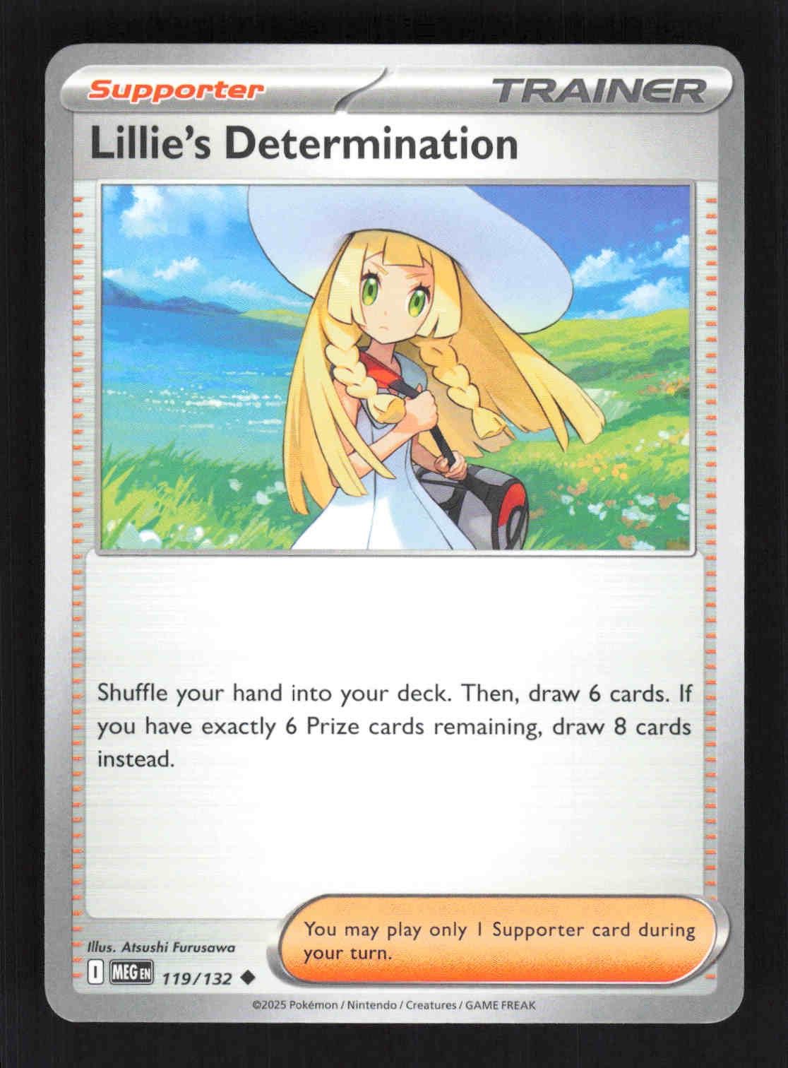 Lillie's Determination - Uncommon ME01: Mega Evolution 119/132 NM