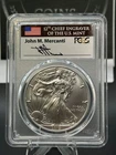 2019-(W) Silver Eagle PCGS MS70 Struck at West Point First Day of Issue Mercanti