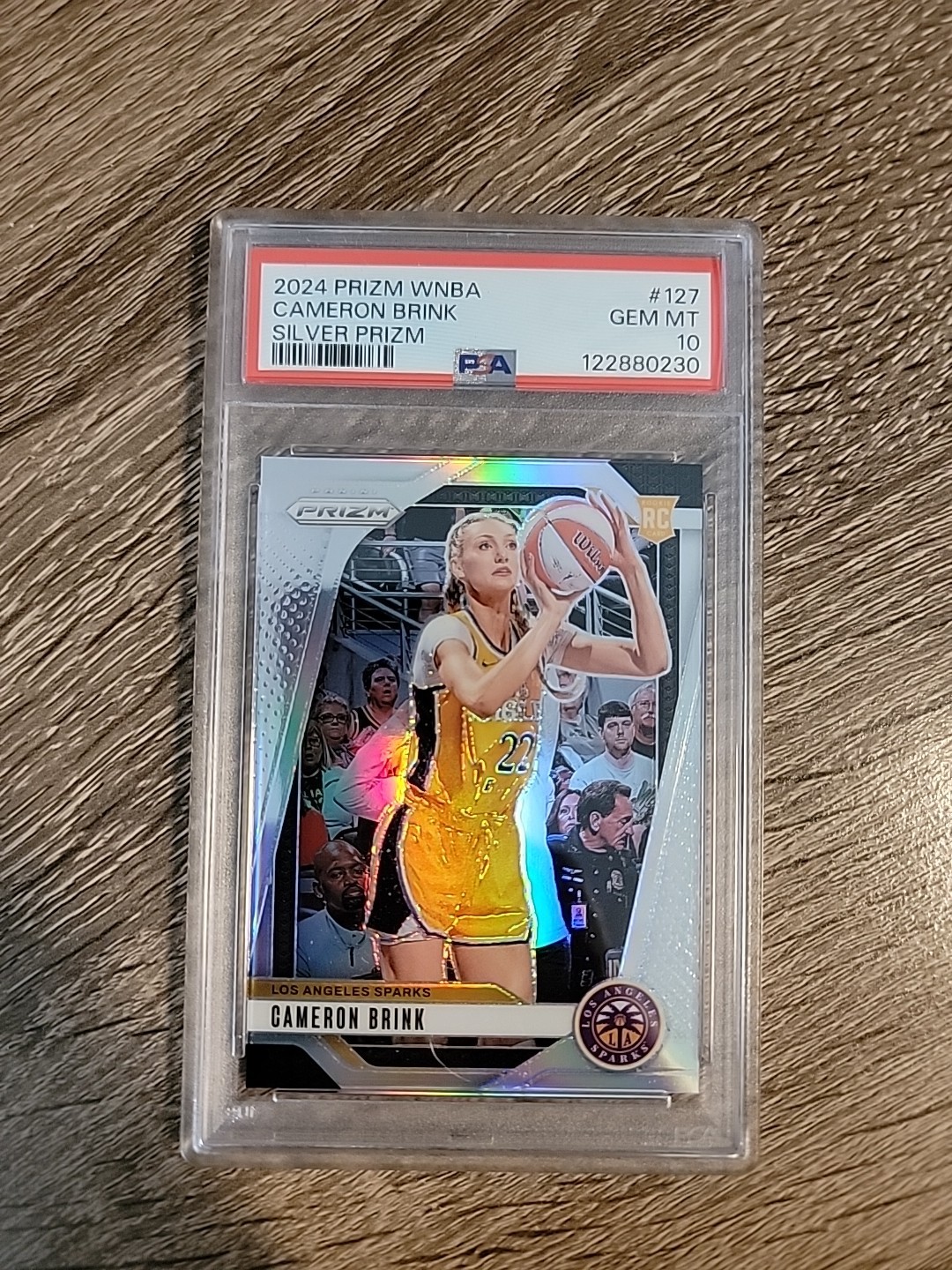 2024 Panini Prizm WNBA Cameron Brink #127 Silver Prizm Rookie PSA 10 GEM MINT