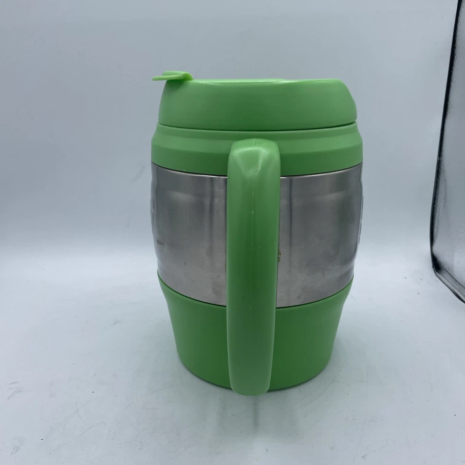 Taza de viaje aislada BUBBA KEG 52 onzas verde e inoxidable con mango tapa abatible Foto 2 de 4