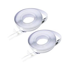 2 Rolls 32Ft Car Pinstripe Tape, Vinyl Pinstriping Tape, Car Body Side Silver