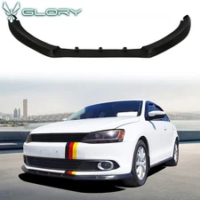 Fit 11-14 Volkswagen VW Jetta 6 VI MK6 IKON V3 Style PU Front Bumper Lip Spoiler