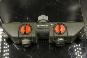 4-Way Distributor, 4 Ports Plastic, Ball Valve Garden Valve Gardena