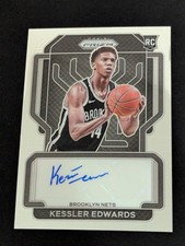 2021-22 Panini Prizm KESSLER EDWARDS RC Auto Rookie Signatures Brooklyn Nets