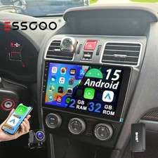 Autoradio DAB+ Für Subaru Forester/XV/WRX2015-2018 64G Android 15 Carpay GPS KAM
