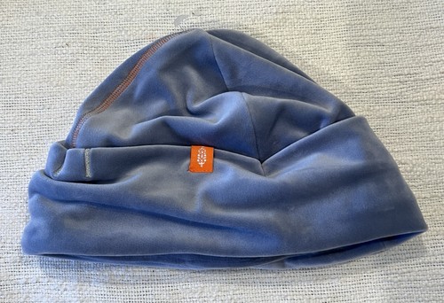 NEW💙Free People Movement Finish Line Micro Fleece Beanie OneSz Stone Blue Warm - Picture 11 of 18