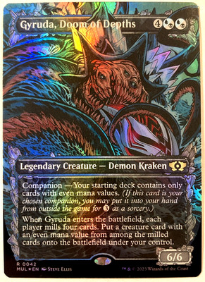 MTG Gyruda, Doom of Depths (Foil) March of the Machine: Multiverse Legends 42 NM