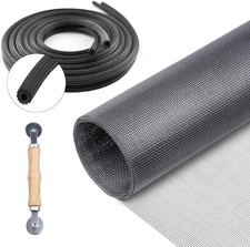 Screen Repair Kit for Windows and Doors 48 X 100" Adjustable Fiberglass Screens