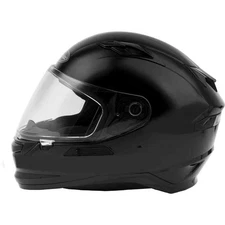 GMax FF98 Solid Full Face Mens Motorcycle Helmets - Black - Small