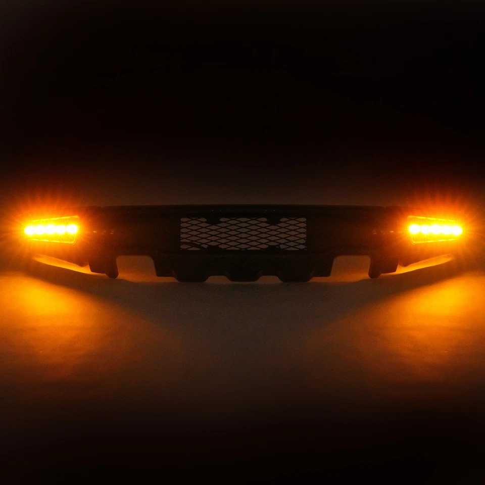 Steel For 09-14 Ford F150 F-150 Front Bumper Assembly Raptor Style W/ LED Lights - Image 4 of 4