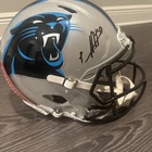 Chuba Hubbard Carolina Panthers Signed Full Size Authentic Helmet Fanatics COA