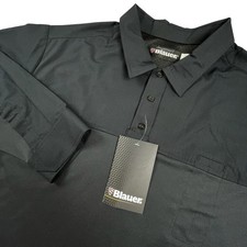Blauer 8781 Mens 4XL 35 LS BDU Ripstop ArmorSkin Base Shirt Dark Navy Blue NWT