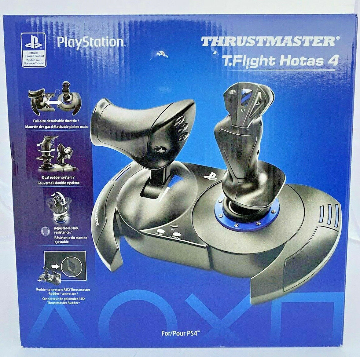 sendt naturlig Såvel Thrustmaster T.Flight HOTAS 4 for PS4 and PC - PlayStation 4 Black  663296420572 | eBay