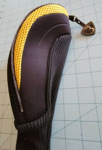 Unbranded: Black & Yellow Soft 3 Wood Club Cover - Pre-Owned & Free Shipping - Picture 7 of 8