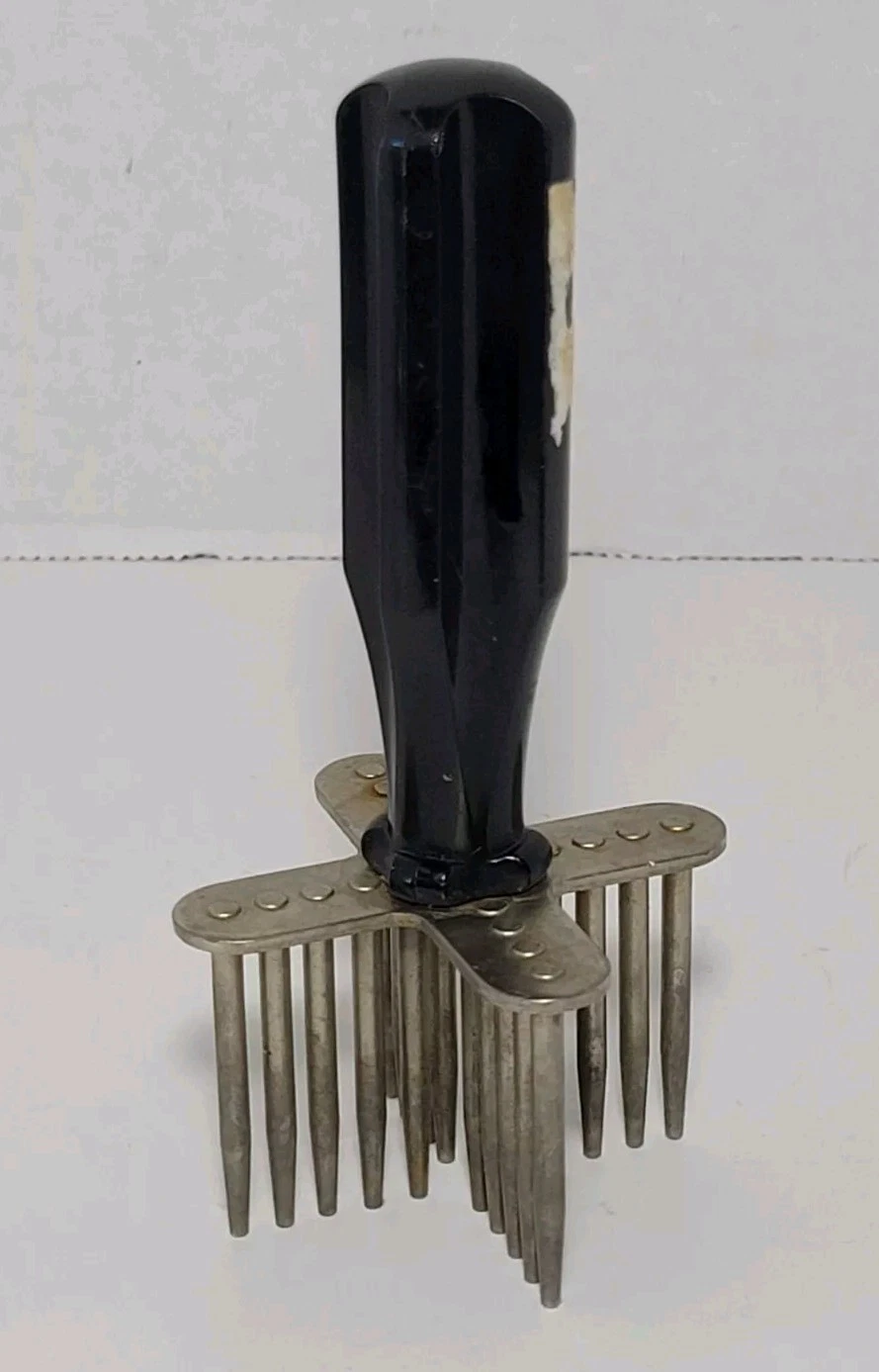 Small Vintage Meat Tenderizer Black Handle Kitchen Collectible
Opens in a new window or tab